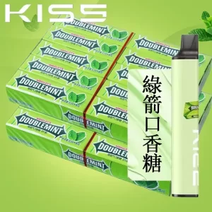 KIS5拋棄式電子煙-綠箭口香糖