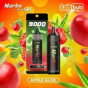 marbo bar 9000 puffs APPLE ALOE 蘋果蘆薈