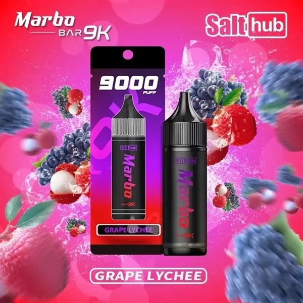 marbo bar 9000 puffs GRAPE LYCHEE 葡萄荔枝