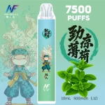 INF無限×鬼滅之刃聯名款 7500口拋棄式電子煙 薄荷