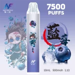INF無限×鬼滅之刃聯名款 7500口拋棄式電子煙 藍莓