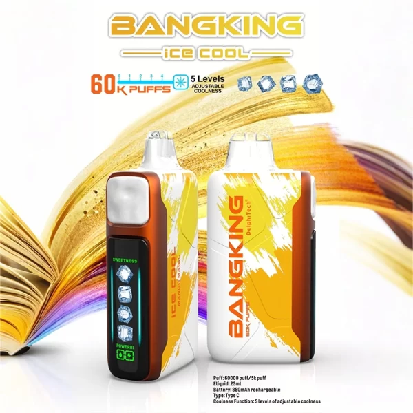 Bang king 60000口 5檔可調冰度 一次性拋棄式