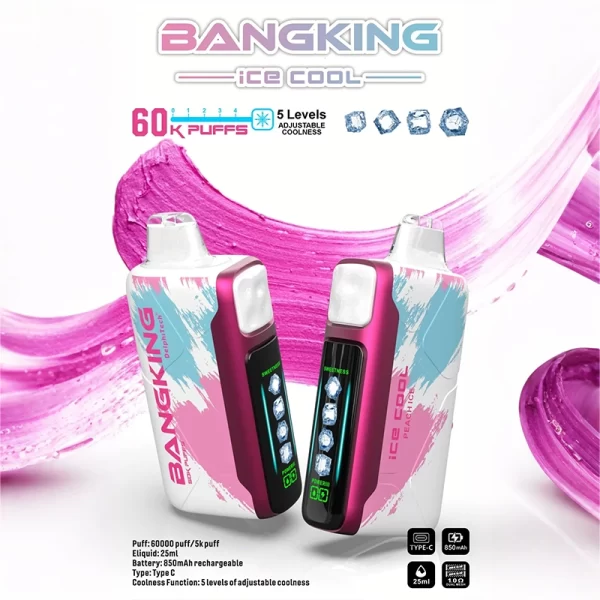Bang king 60000口一次性拋棄式 桃子冰