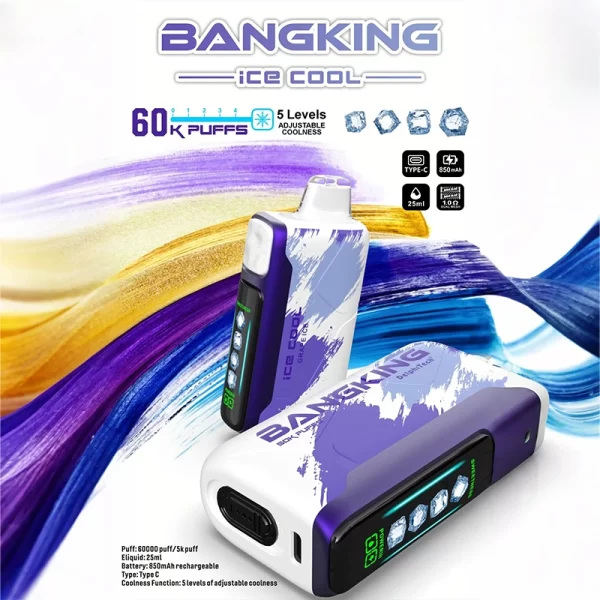Bang king 60000口一次性拋棄式 葡萄冰