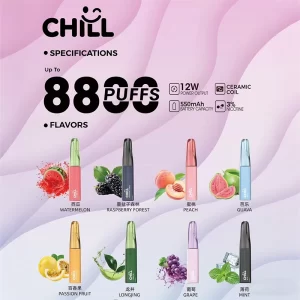 CHILL拋棄式8800 口味